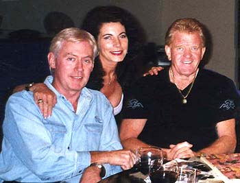 My great friends Robin Jolley, his wife Leonie with Bob Jones